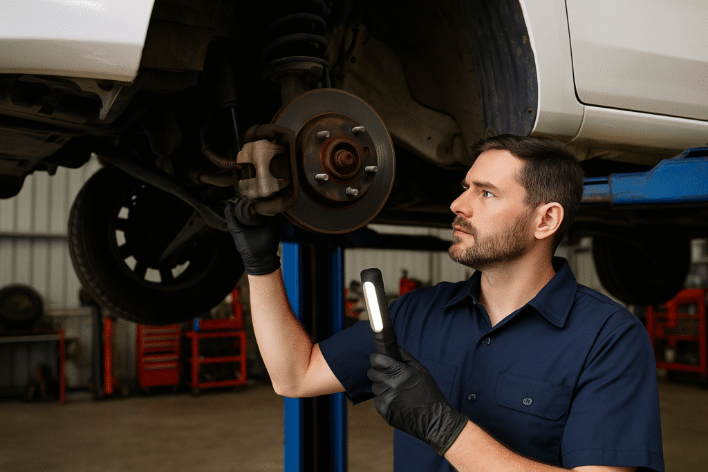 brake and suspension inspection