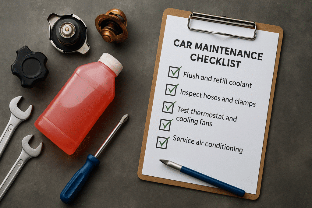 Car maintenance checklist