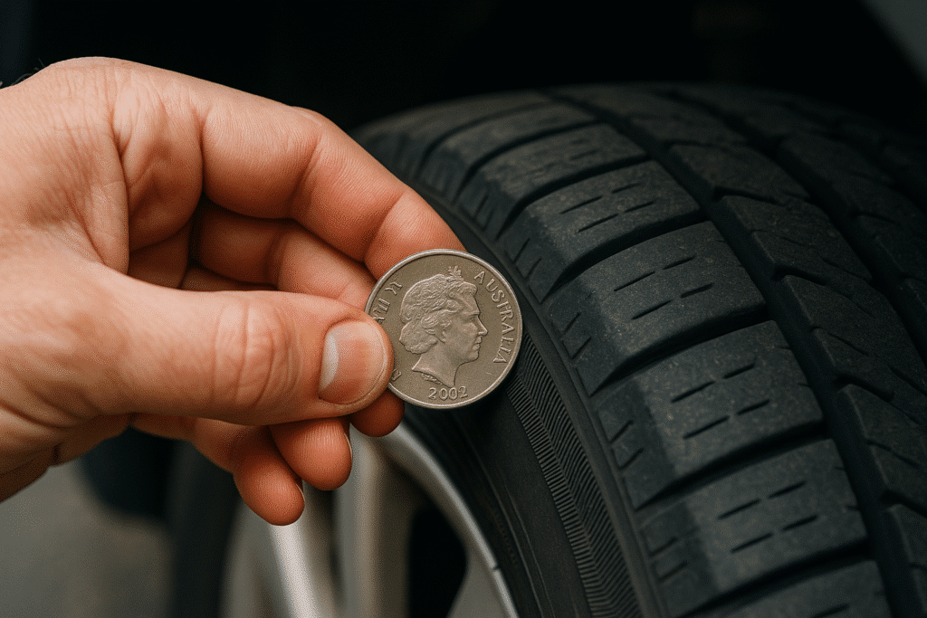 Tyre tread test